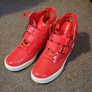 All red Supras size 9.5
